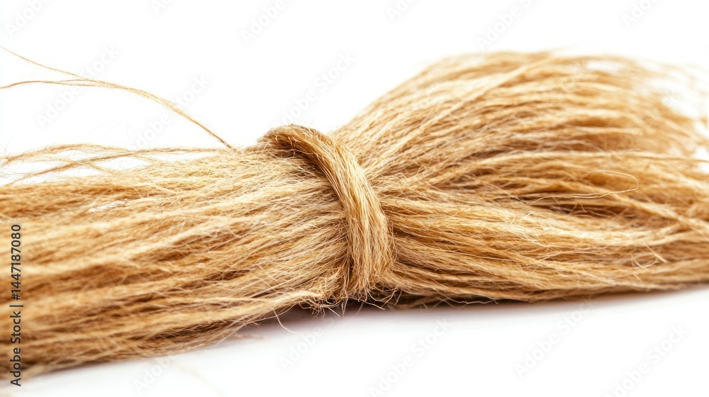 Fototapeta premium Natural fiber isolated on white background