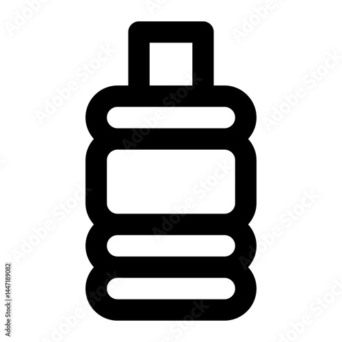 mineral water line icon