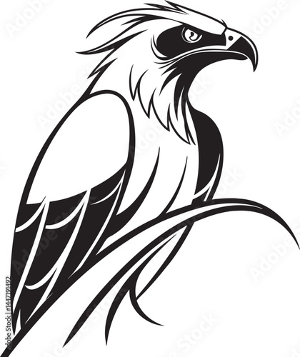 eagle tattoo vector