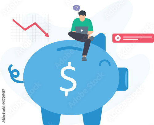 Business loss or financial downturn, revenue decline or profit reduction, expense overrun or cost increase, operational inefficiencies or process failures, market contraction or customer base shrinkag