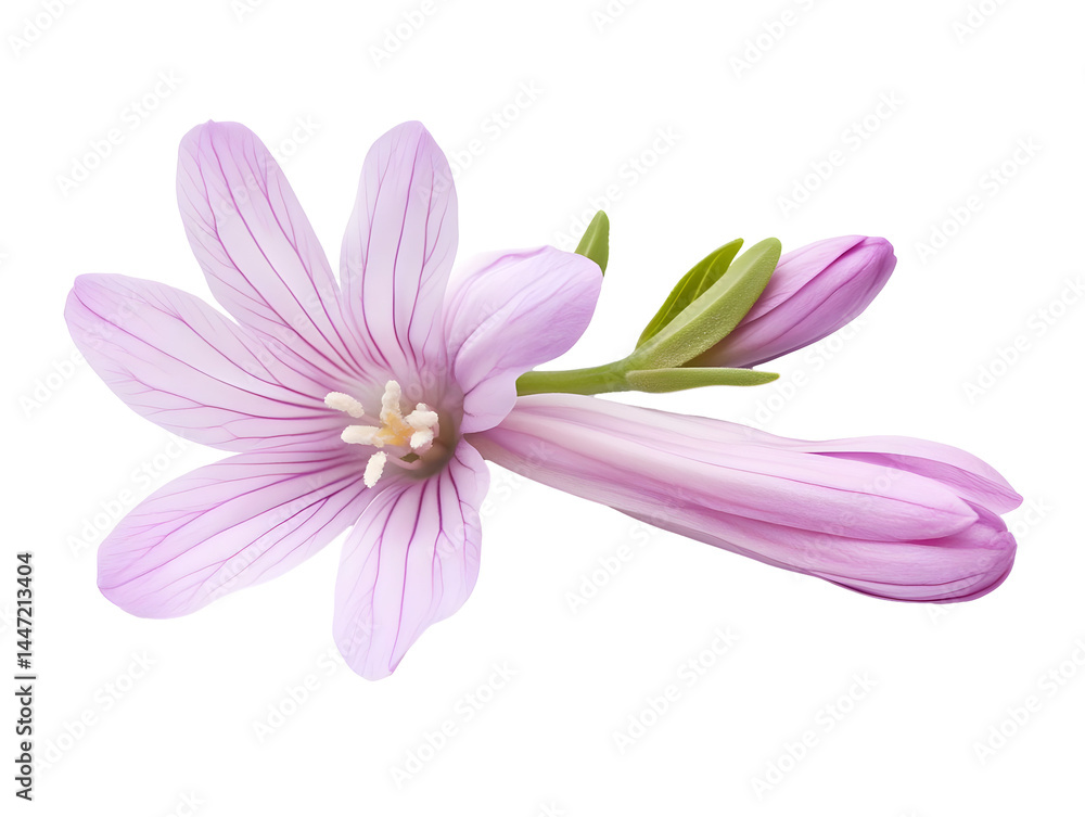 Pink Flower Isolated Background Illustration Pink Flower Isolated Background Illustration