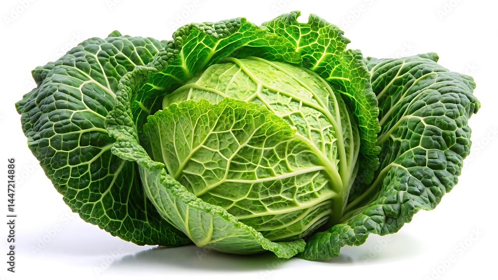Obraz premium Cabbage isolated on white background
