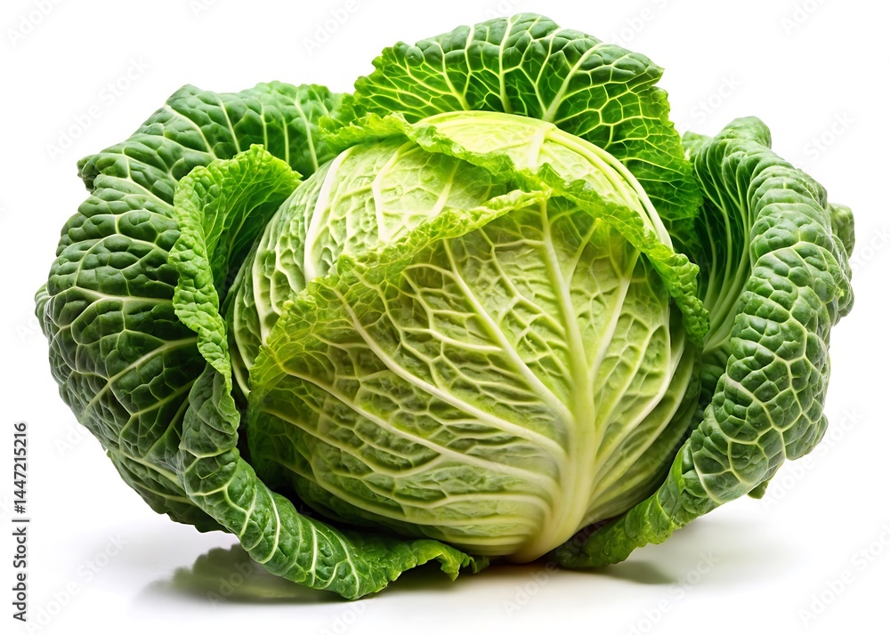 Obraz premium Cabbage isolated on white background