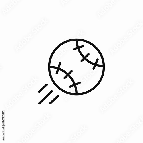 tennis ball icon sign vector