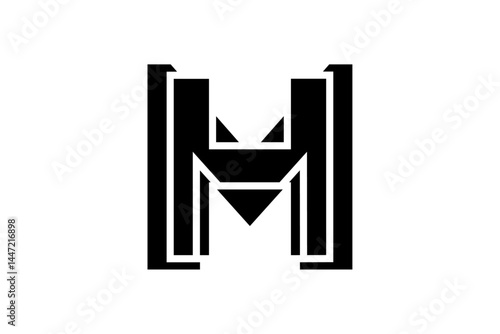 MH Logo Design: Professional Graphic Solutions for Unique and Modern Business Branding