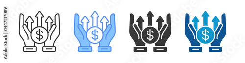 Competitive Advantage Multistyle Icon Sheet