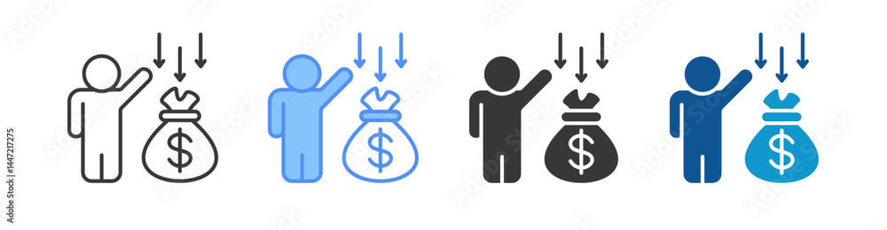 Investment Multistyle Icon Sheet Investment Multistyle Icon Sheet
