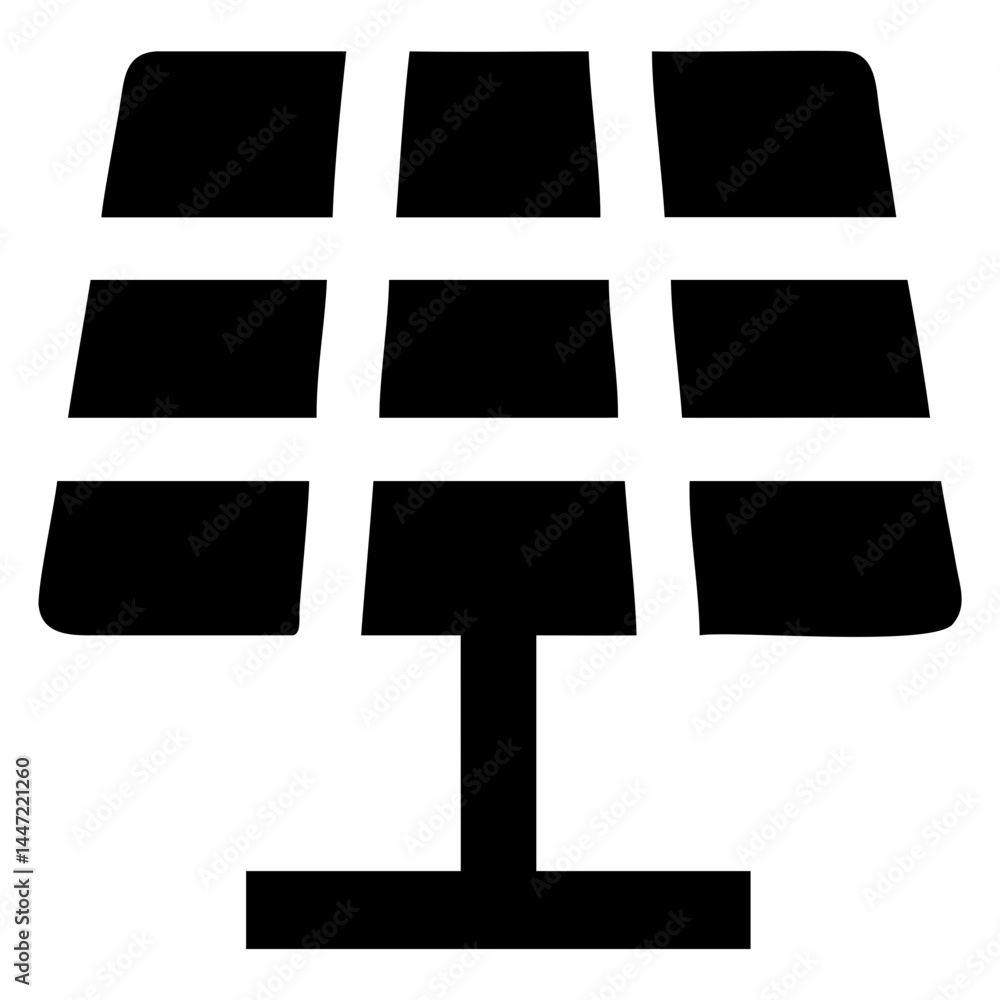 Solar panel vector graphic for renewable energy solutions and sustainable power generation technology design needs isolated on transparent background Solar panel vector graphic for renewable energy solutions and sustainable power generation technology design needs isolated on transparent background