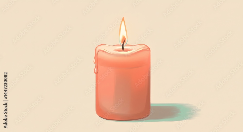 Serene Burning Candle Image Peaceful Mood Meditation Spa Relaxation Wellness Serene Burning Candle Image Peaceful Mood Meditation Spa Relaxation Wellness