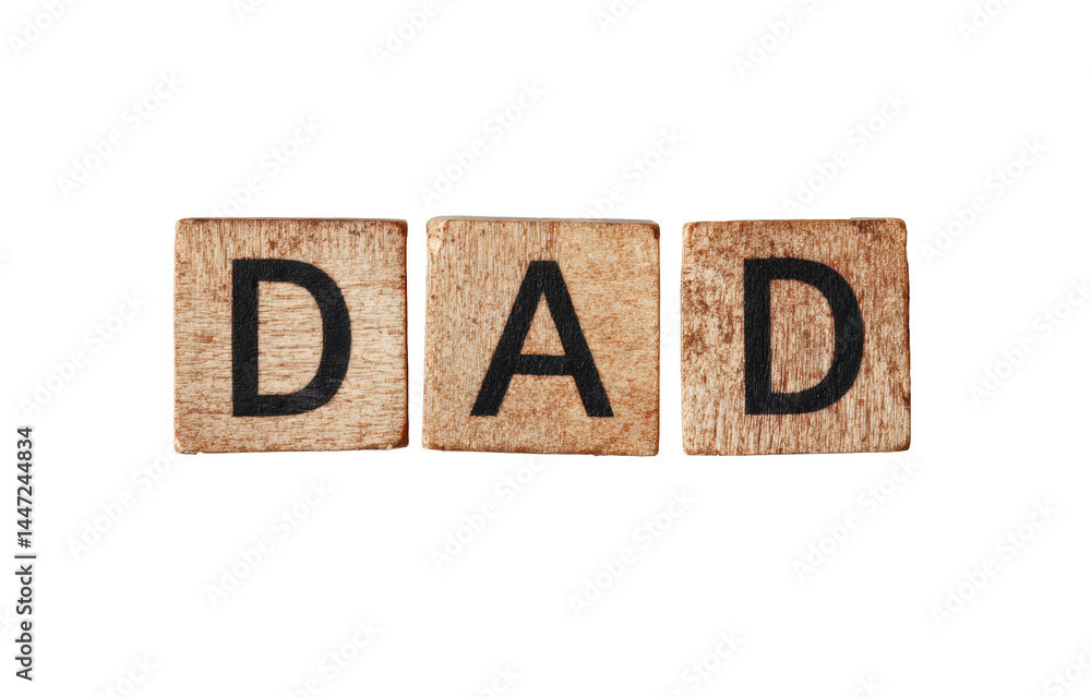 Gift Dad handmade wooden letter blocks for Father's Day! Gift Dad handmade wooden letter blocks for Father's Day!
