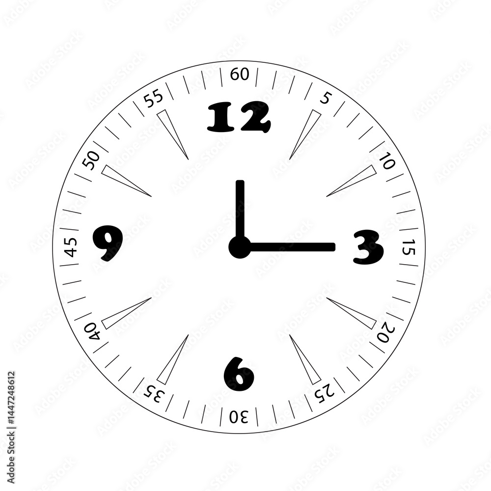 Time of a clock in illustrator Time of a clock in illustrator