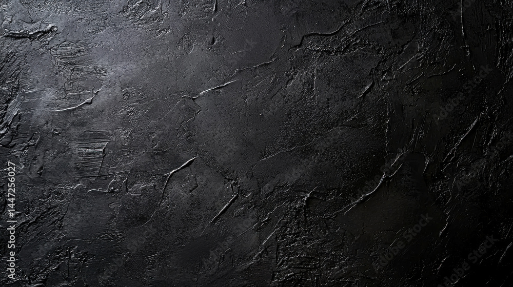 Naklejka premium Dark textured surface with rough concrete appearance