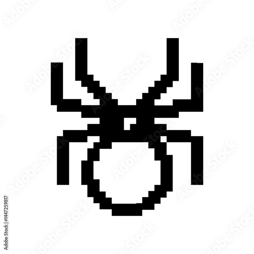 pixel spider icon