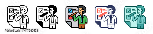 Risk Assessment multiple icon