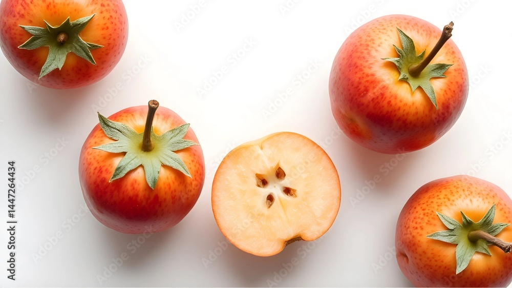 Fototapeta premium fruit with white background