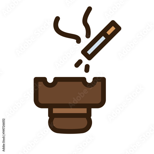 Coconut Shell Ashtray Icon