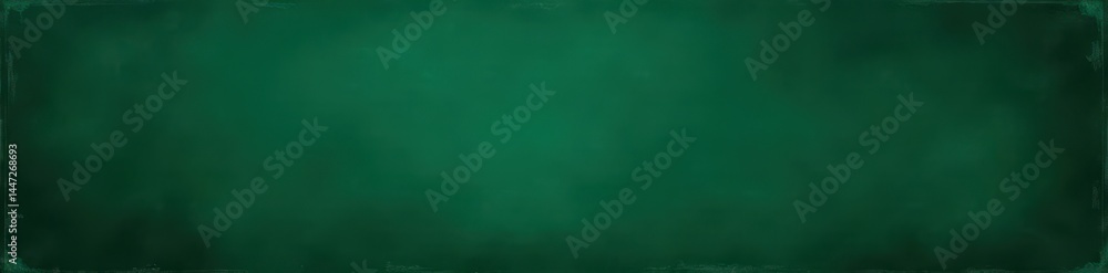 Fototapeta premium A blank, textured green chalkboard offers ample copy space , writing, texture
