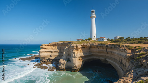 Magnifique phare blanc en Australie