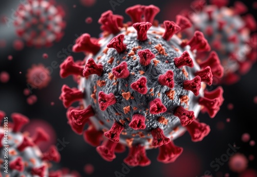 macro coronavirus(covid 19) cell delta plus variant. b.1.1.529,b.1640.1,deltacron,covid 19 variant of sars cov 2 in 2022