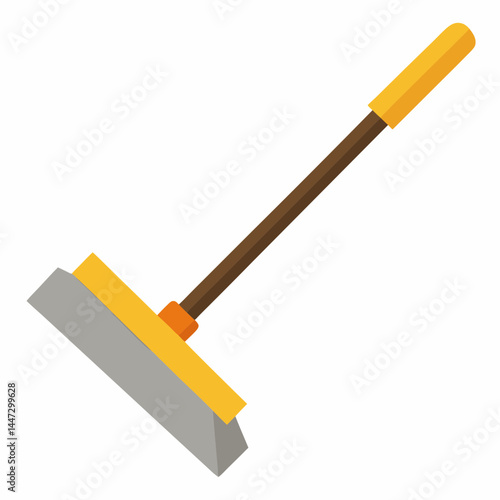 Floor scraper tool for cleaning surfaces in a minimalistic style  