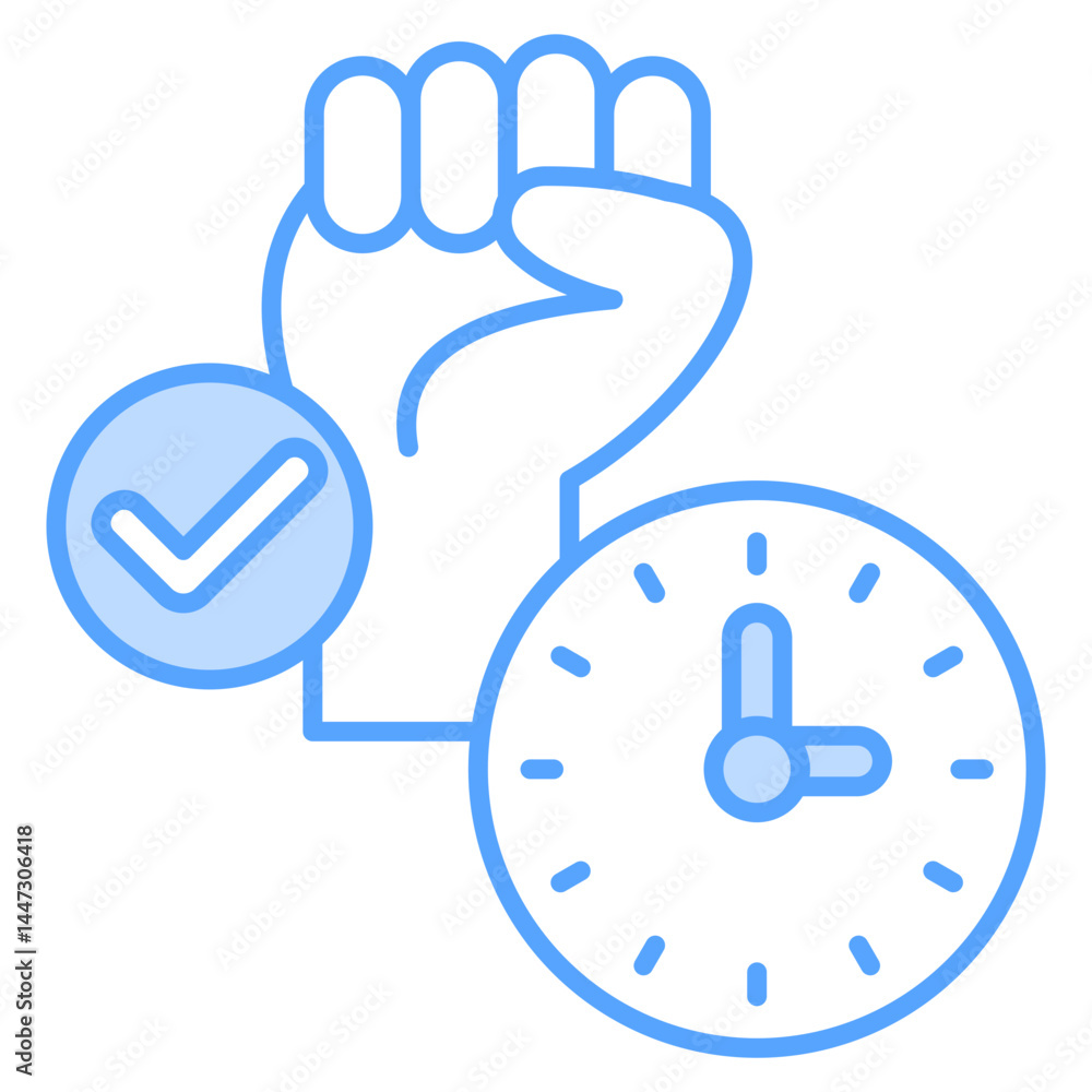 Obraz premium Time Freedom Icon Element For Design