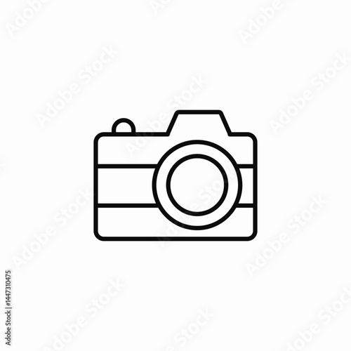 photocamera camera icon sign vector
