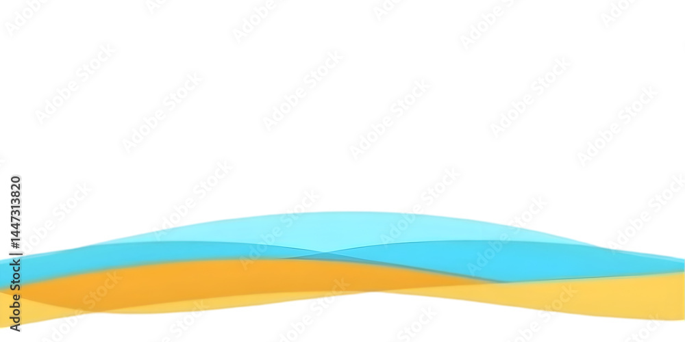 Simple Illustration Beach Background with Transparent Background Simple Illustration Beach Background with Transparent Background