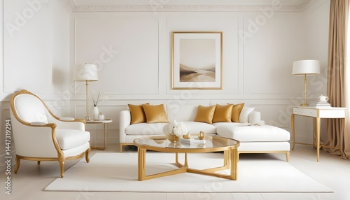 Wallpaper Mural Photo interior modern design room 3d illustration Torontodigital.ca