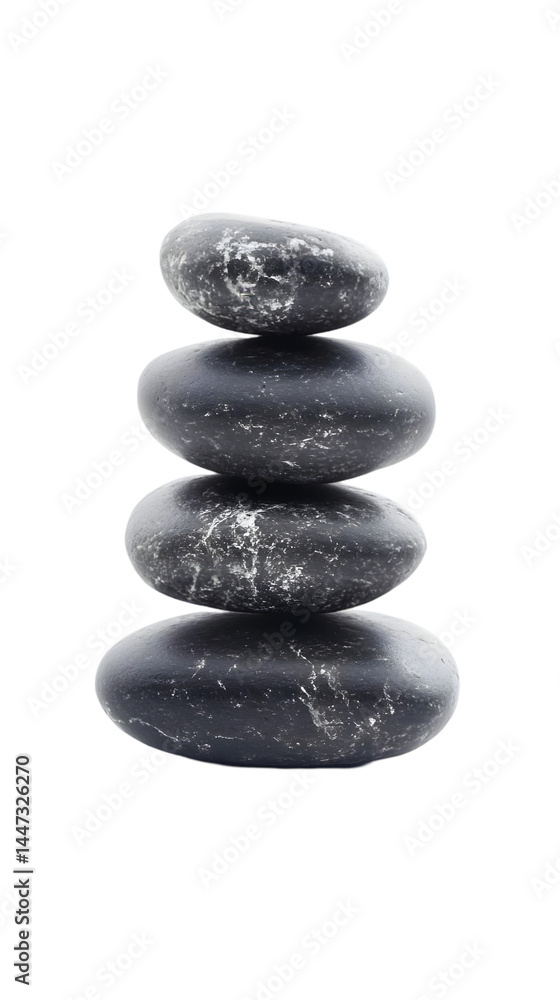 Stack Of Dark Gray Stones Isolated Background Illustration Stack Of Dark Gray Stones Isolated Background Illustration