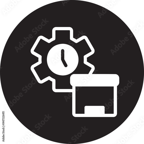 efficiency glyph icon