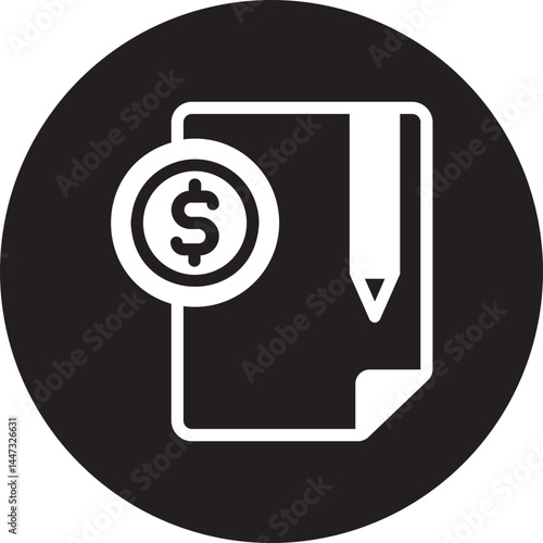 cost glyph icon
