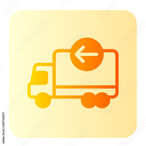 shipment gradient icon