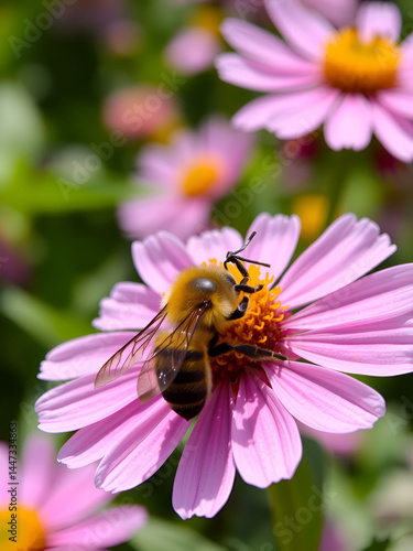bee on flower