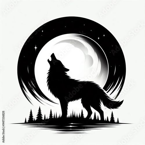 diferent wildlife animals silhouette