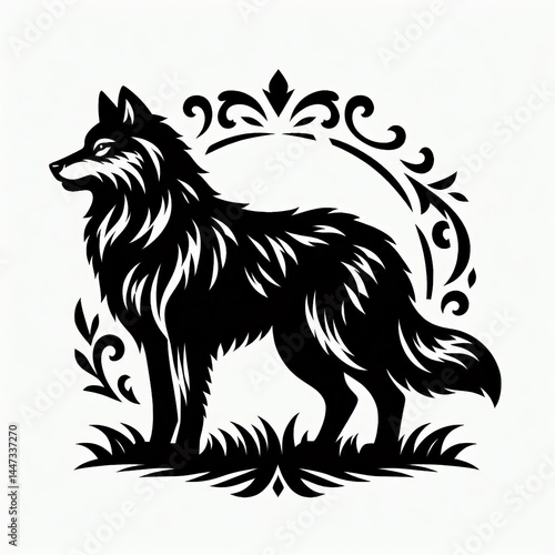 diferent wildlife animals silhouette