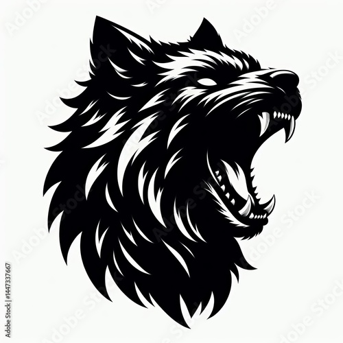 diferent wildlife animals silhouette
