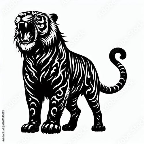 various animals silhouettes