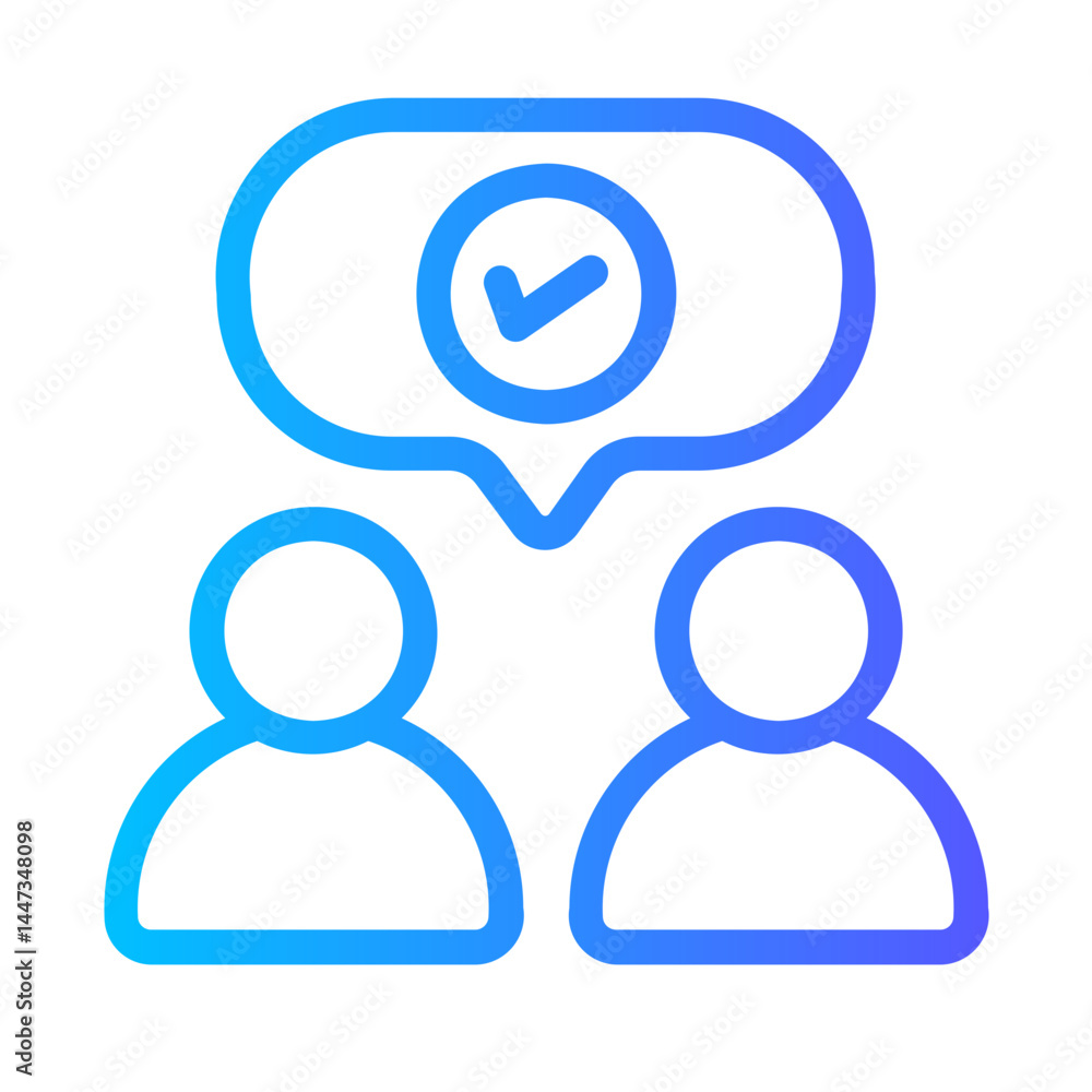 partnership gradient icon partnership gradient icon