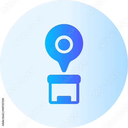 location gradient icon