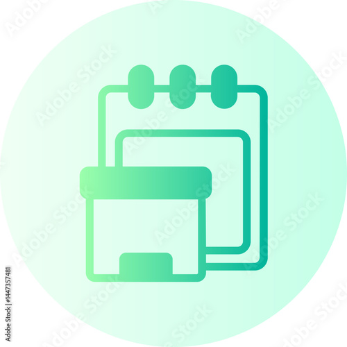 calendar gradient icon