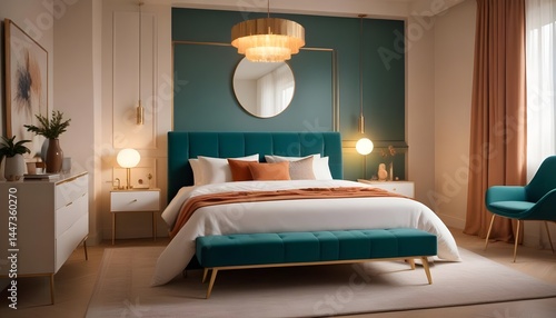 Wallpaper Mural Photo interior modern design room 3d illustration Torontodigital.ca