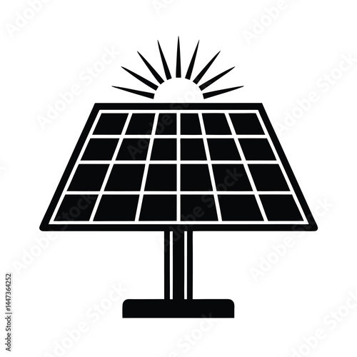 solar panel and tree