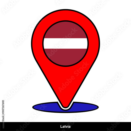 Latvia country location icon vector isolated on transparent background Free Download Latvia country location icon vector isolated on transparent background - GFXLoad