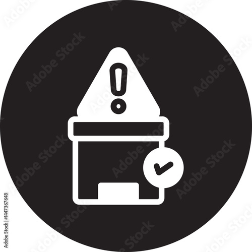 beware glyph icon