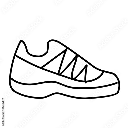 shoe icon vector