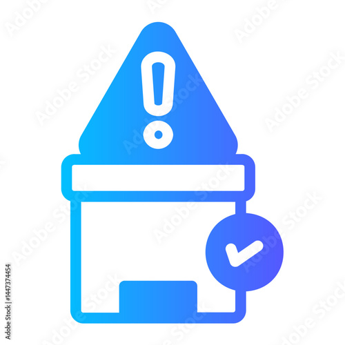beware gradient icon