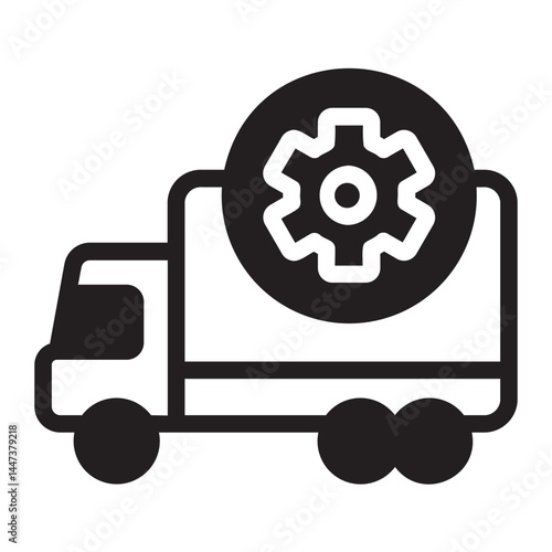 management glyph icon