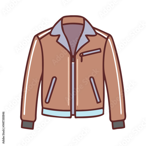 Shop stylish brown leather jacket for men and women trendy outerwear fashion apparel online now