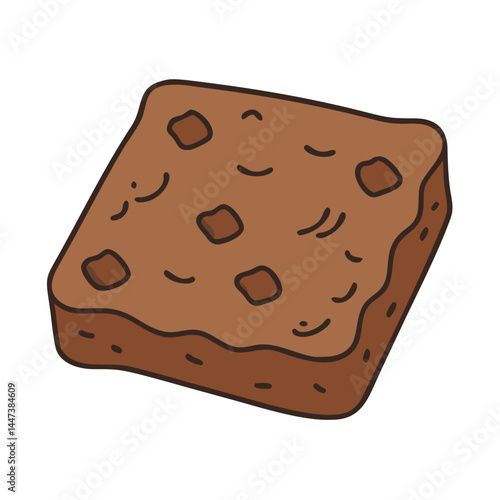 Delicious chocolate brownie dessert food sweet baked pastry treat cocoa fudge yummy snack cake piece