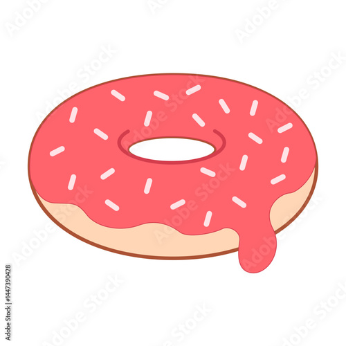 donut isolated on white